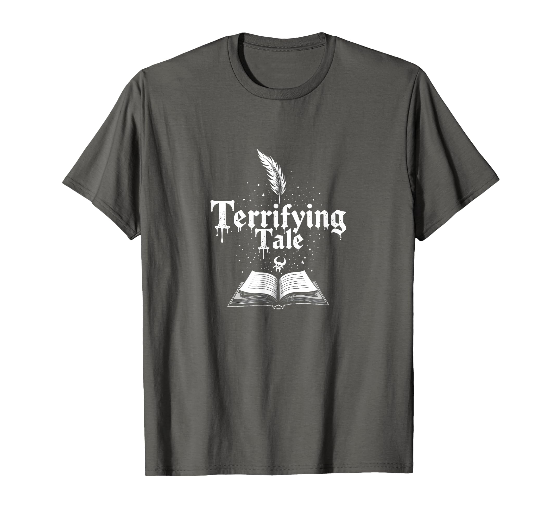 Halloween Literature Terrifying Tale T-Shirt - Custom Art Print Men Women - T-Shirt, Sweatshirt, Hoodie