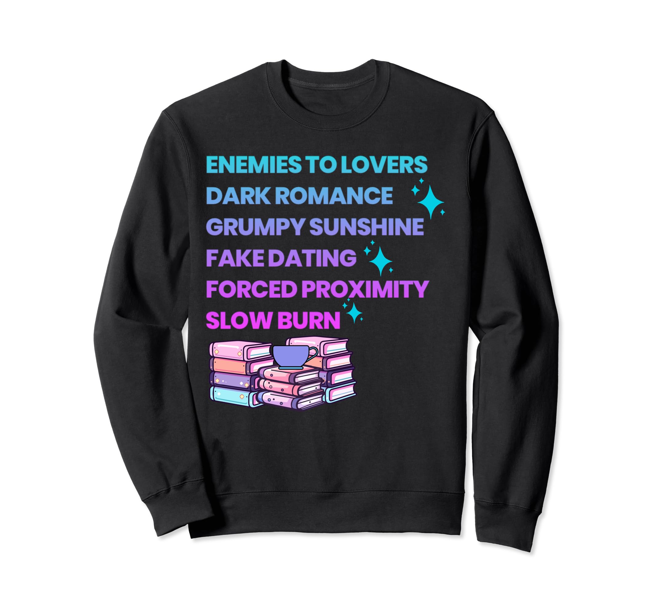 Bibliophile Romance Book Genre Sweatshirt - Casual Everyday Wear for Adults - T-Shirt, Sweatshirt, Hoodie