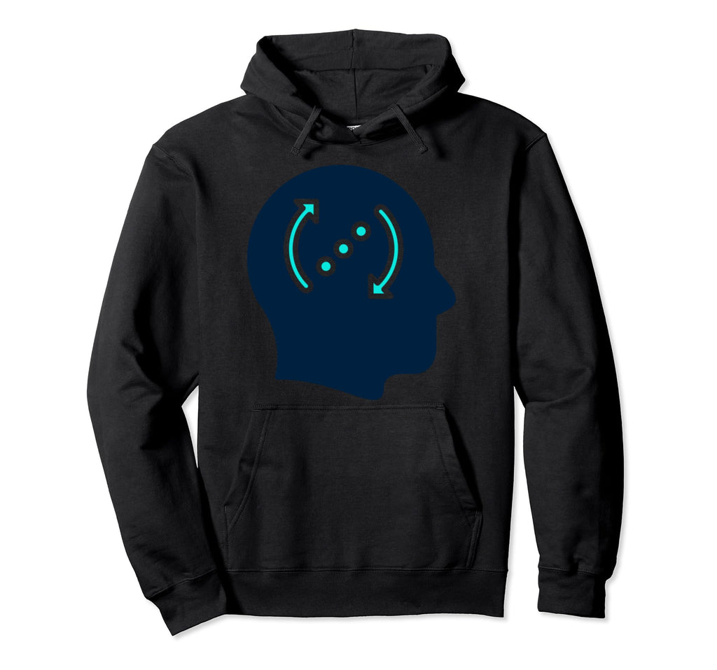Overthinker Rumination Hoodie - Minimalist Print Men Women - T-Shirt, Sweatshirt, Hoodie