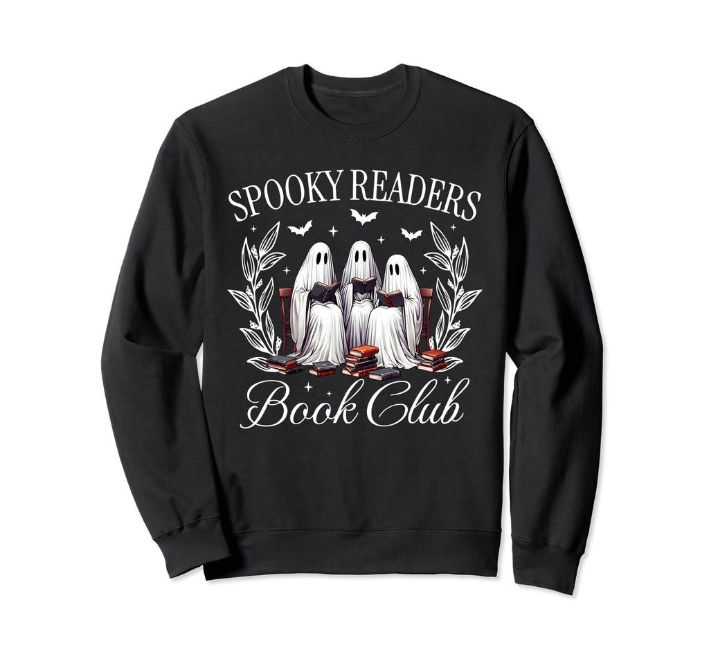 Spooky Readers Book Club Funny Sweatshirt - Custom Art Print for Adults - T-Shirt, Sweatshirt, Hoodie