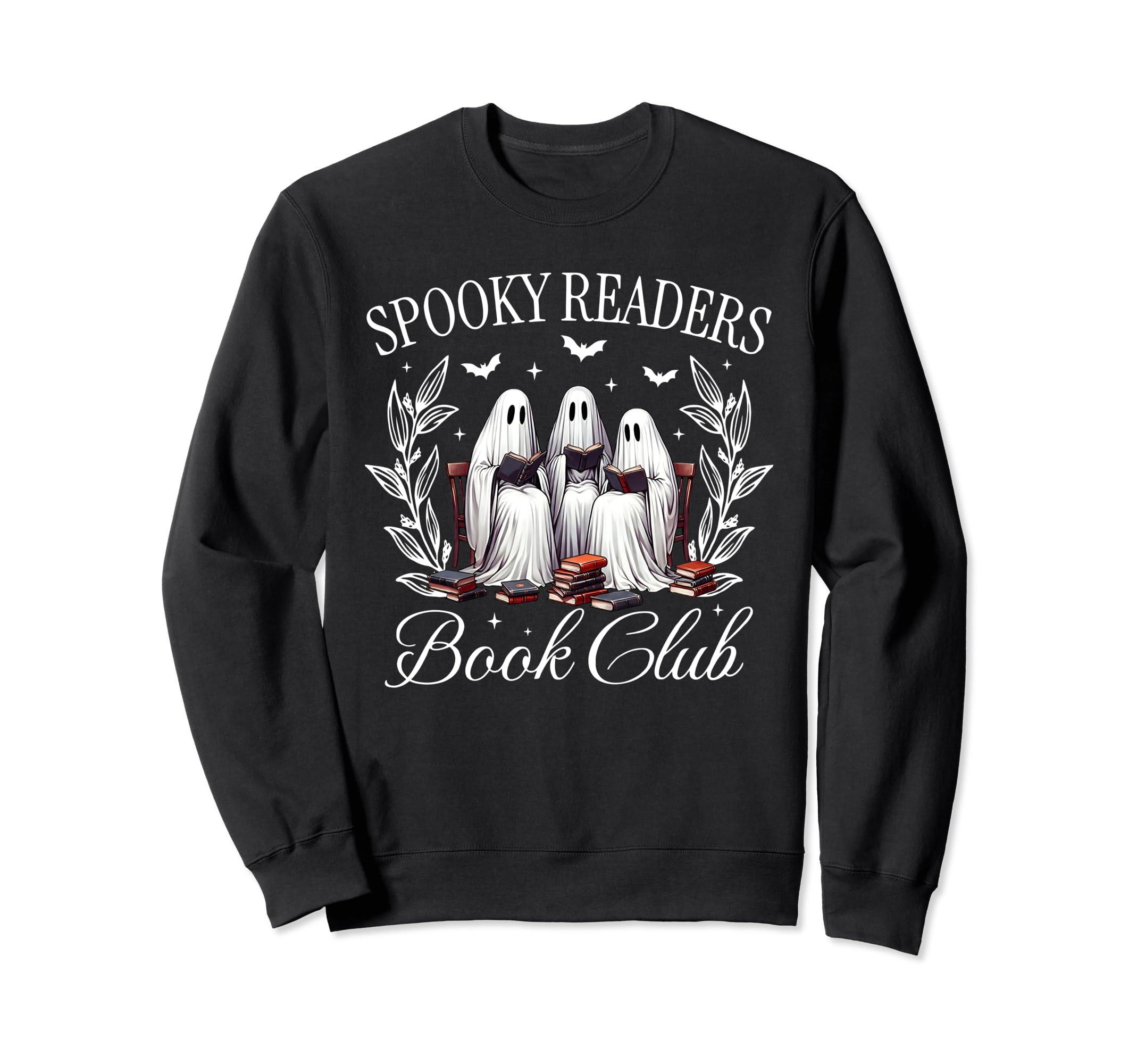Spooky Readers Book Club Funny Sweatshirt - Custom Art Print for Adults - T-Shirt, Sweatshirt, Hoodie