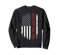 Best Step Dad Ever Us American Flag Sweatshirt - Custom Art Print Unisex - T-Shirt, Sweatshirt, Hoodie