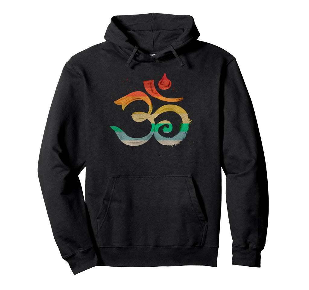 Om Symbol Yoga Meditation Spiritual Chakra Hoodie - Unique Graphic Unisex - T-Shirt, Sweatshirt, Hoodie