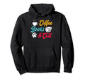 Coffee Books And Cats Hoodie - Casual Everyday Wear Unisex - T-Shirt, Sweatshirt, Hoodie