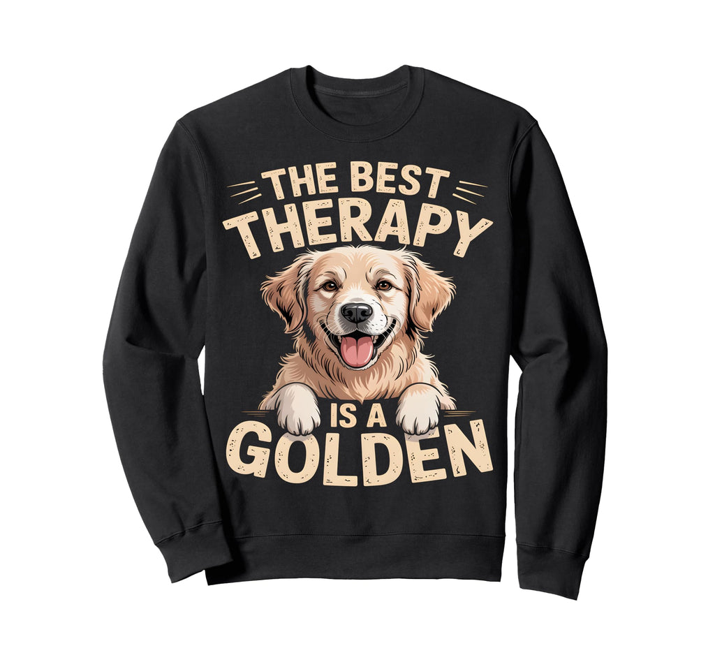 Retriever Therapy Dog Sweatshirt - Unique Graphic Men Women - T-Shirt, Sweatshirt, Hoodie