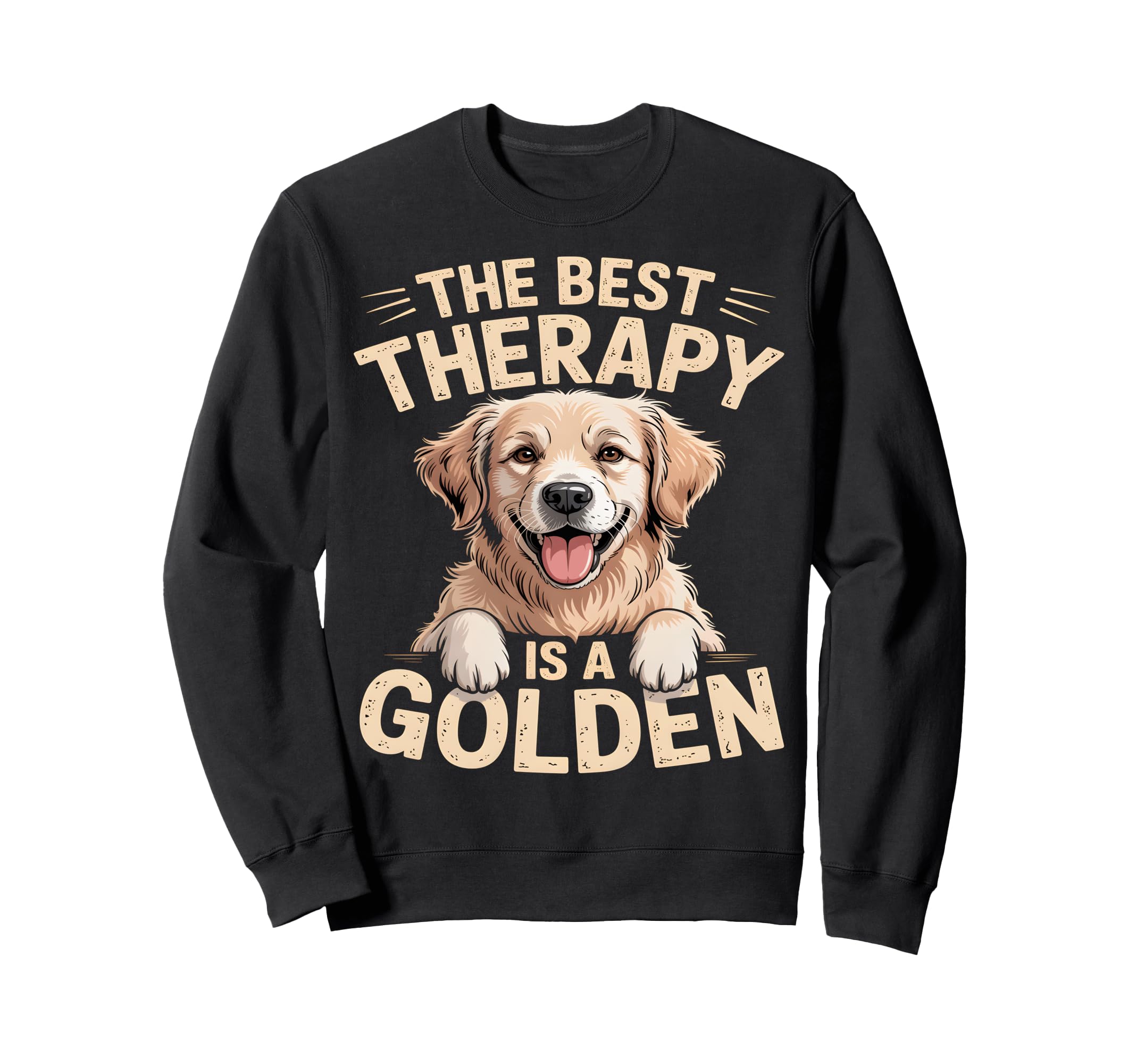 Retriever Therapy Dog Sweatshirt - Unique Graphic Men Women - T-Shirt, Sweatshirt, Hoodie