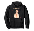 Funny Llamaste Llama Yoga Meditation Hoodie - Aesthetic Graphic Unisex - T-Shirt, Sweatshirt, Hoodie