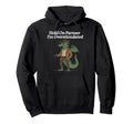 Hold Partner Im Overstimulated Cowboy Hoodie - Graphic Print Men Women - T-Shirt, Sweatshirt, Hoodie