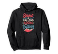 Snow Is Falling Books Are Calling Hoodie - Unique Graphic Unisex - T-Shirt, Sweatshirt, Hoodie