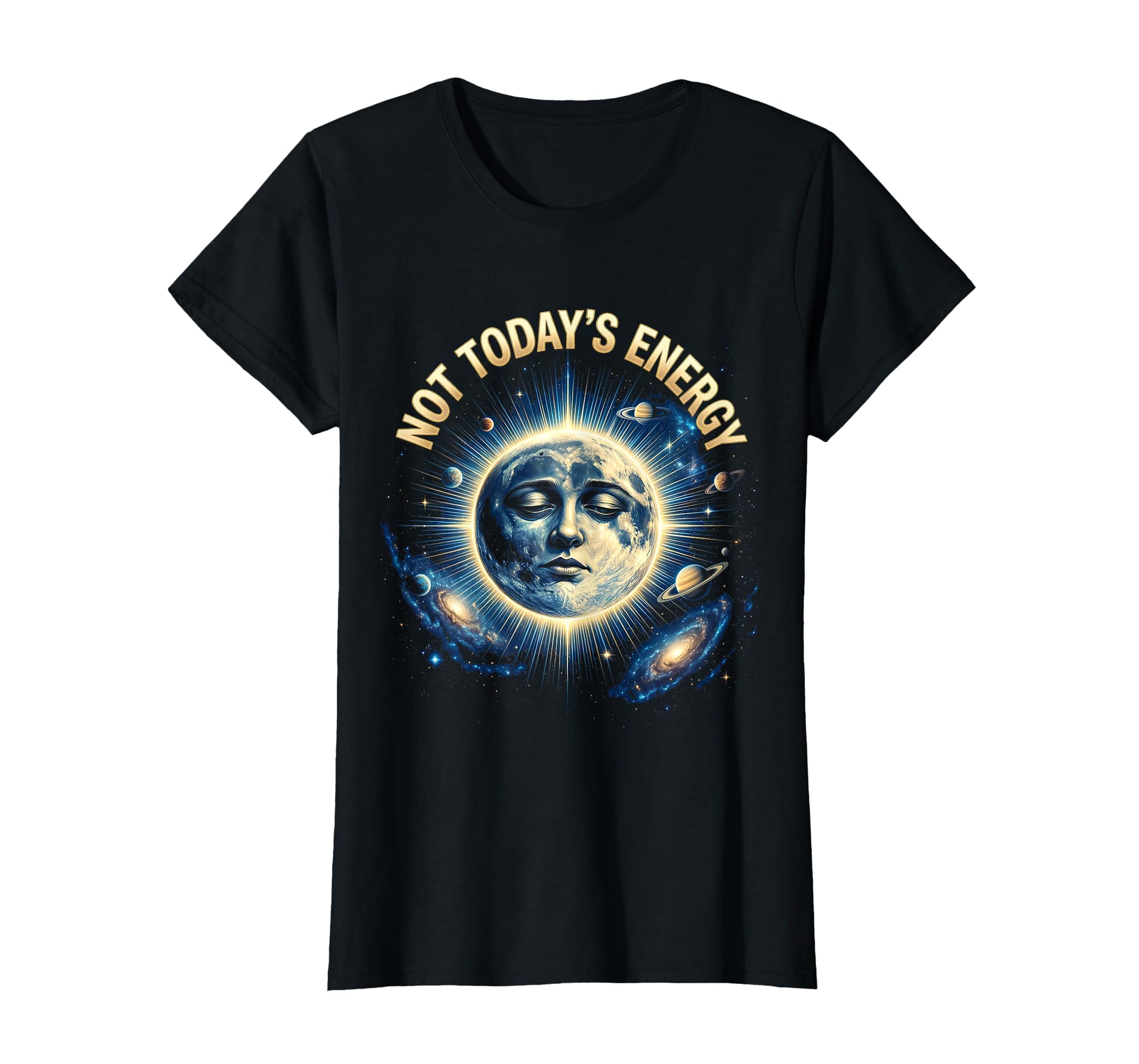 Not Todays Energy Bold Statement T-Shirt - Minimalist Print for Adults - T-Shirt, Sweatshirt, Hoodie