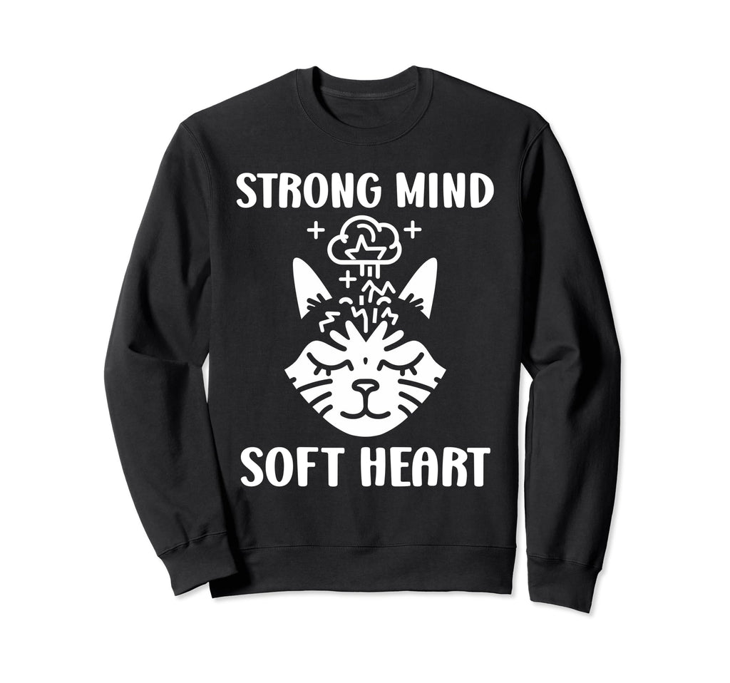 Animal Strong Mind Soft Heart Sweatshirt - Casual Everyday Wear Men Women - T-Shirt, Sweatshirt, Hoodie