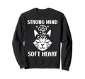 Animal Strong Mind Soft Heart Sweatshirt - Casual Everyday Wear Men Women - T-Shirt, Sweatshirt, Hoodie