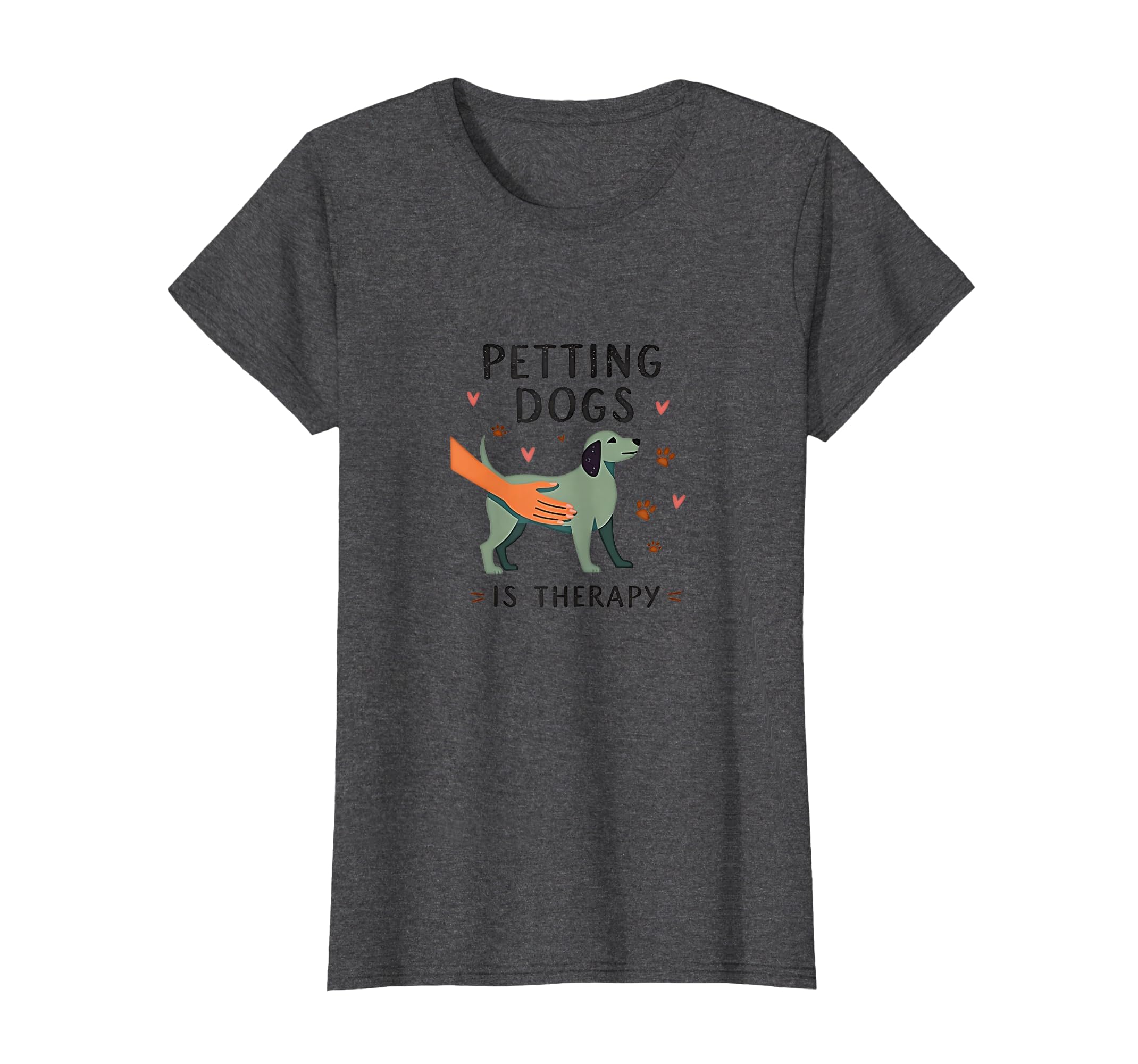 Petting Dogs Is Therapy Canine Love T-Shirt - Aesthetic Graphic Men Women - T-Shirt, Sweatshirt, Hoodie