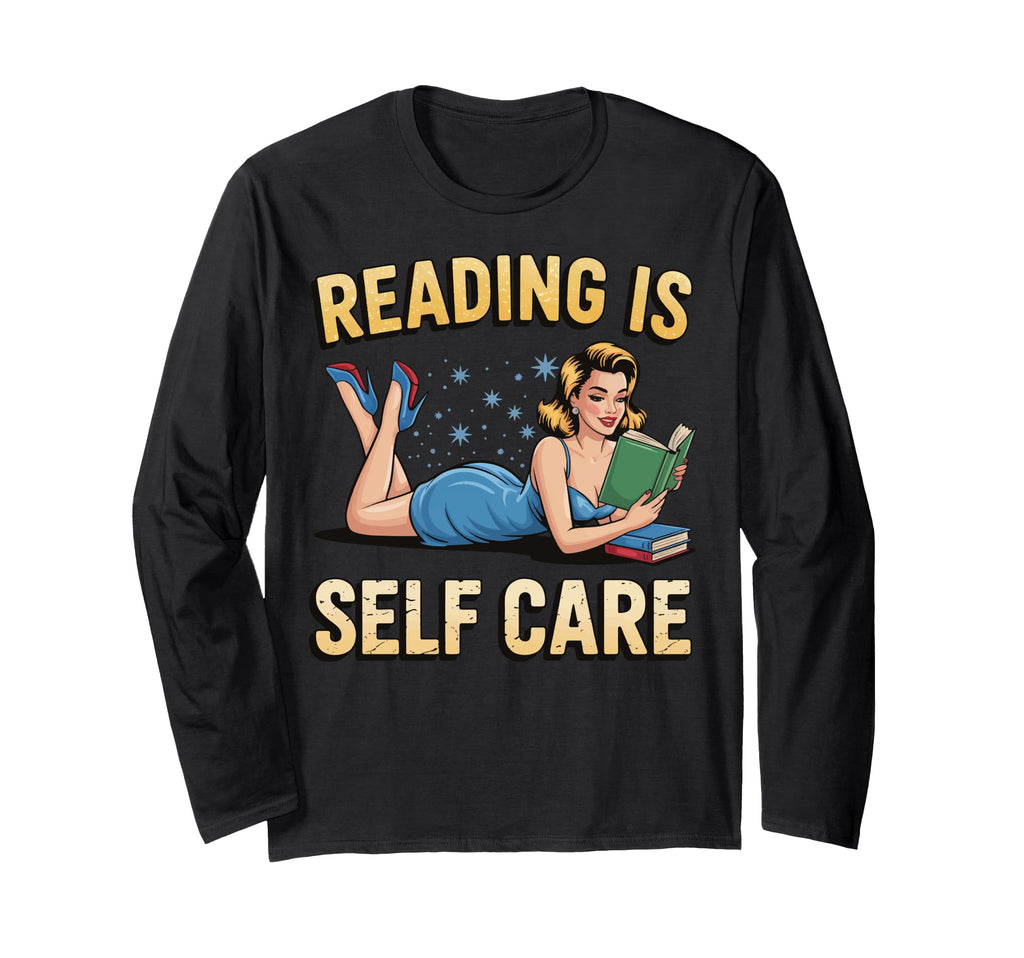 Reading Book Avid Reader Bibliophile Hoodie - Minimalist Print Unisex - T-Shirt, Sweatshirt, Hoodie