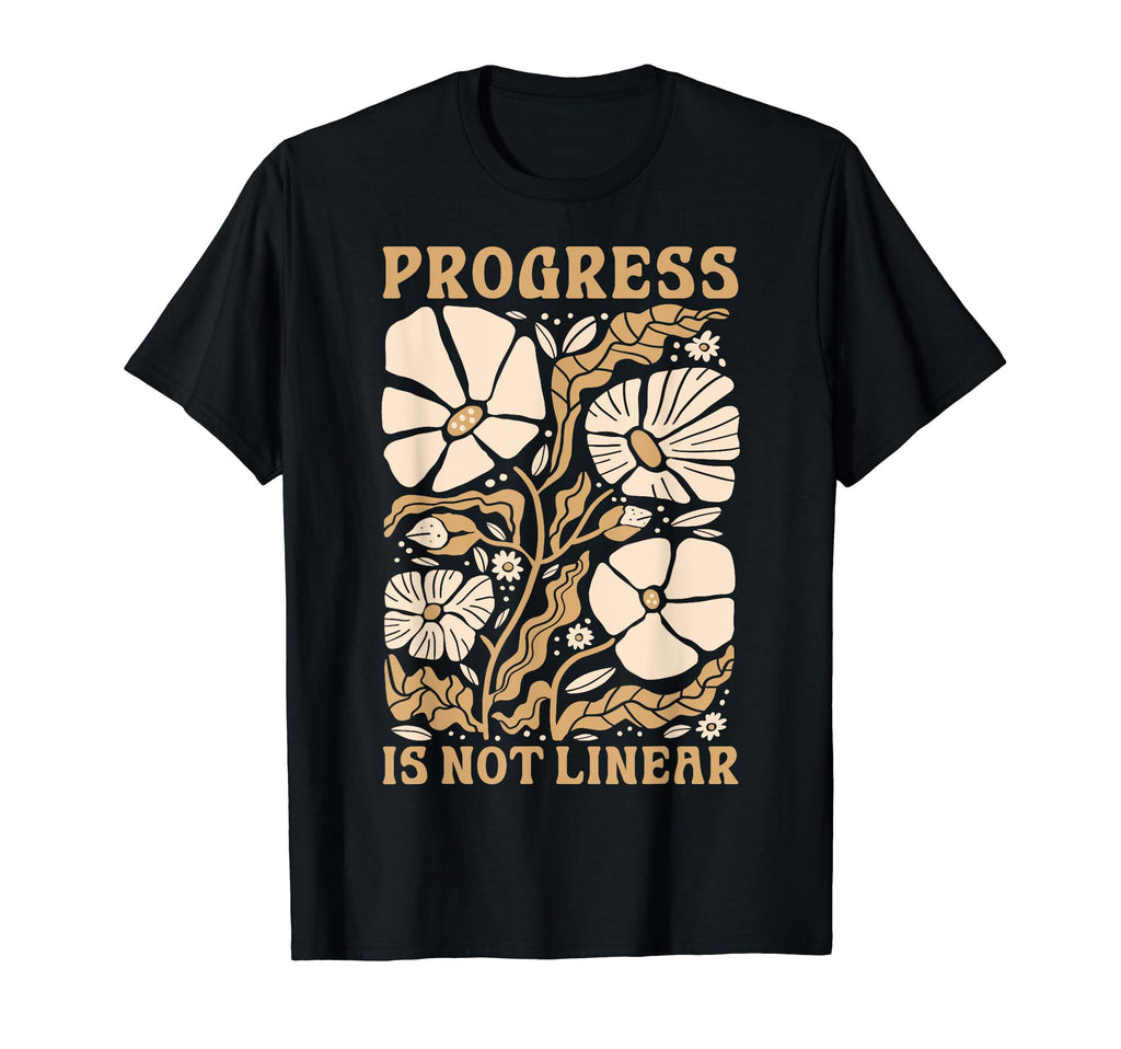 Progress Is Not Linear School T-Shirt - Minimalist Print Men Women - T-Shirt, Sweatshirt, Hoodie