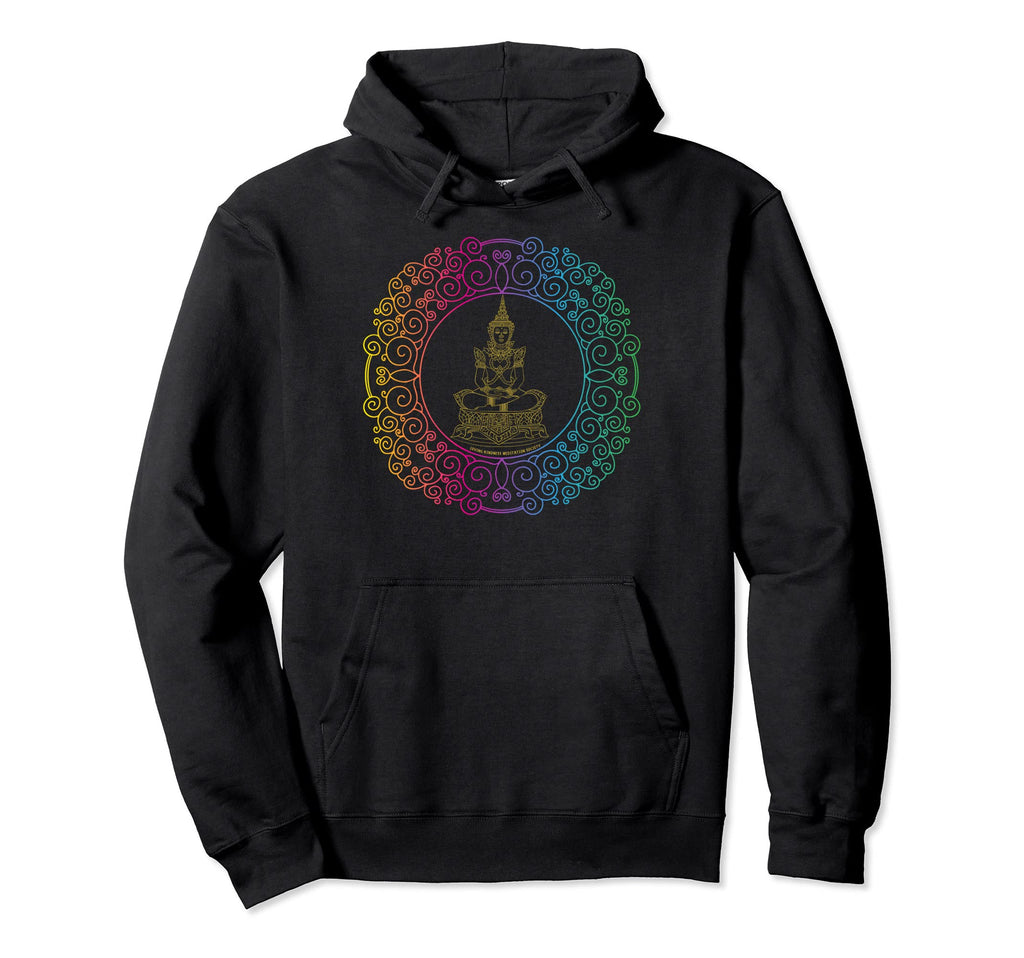 Mindfulness Buddha Buddhism Spiritual Yoga Hoodie - Unique Graphic Unisex - T-Shirt, Sweatshirt, Hoodie