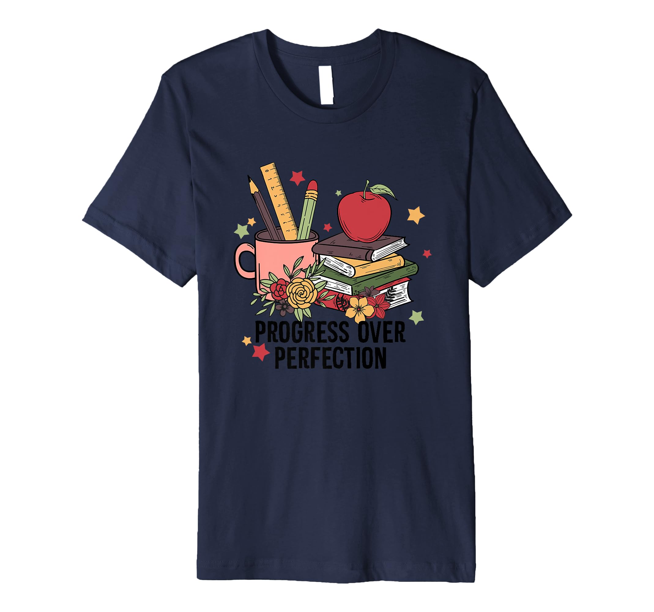 Progress Over Perfection Motivational T-Shirt - Trendy Graphic for Adults - T-Shirt, Sweatshirt, Hoodie