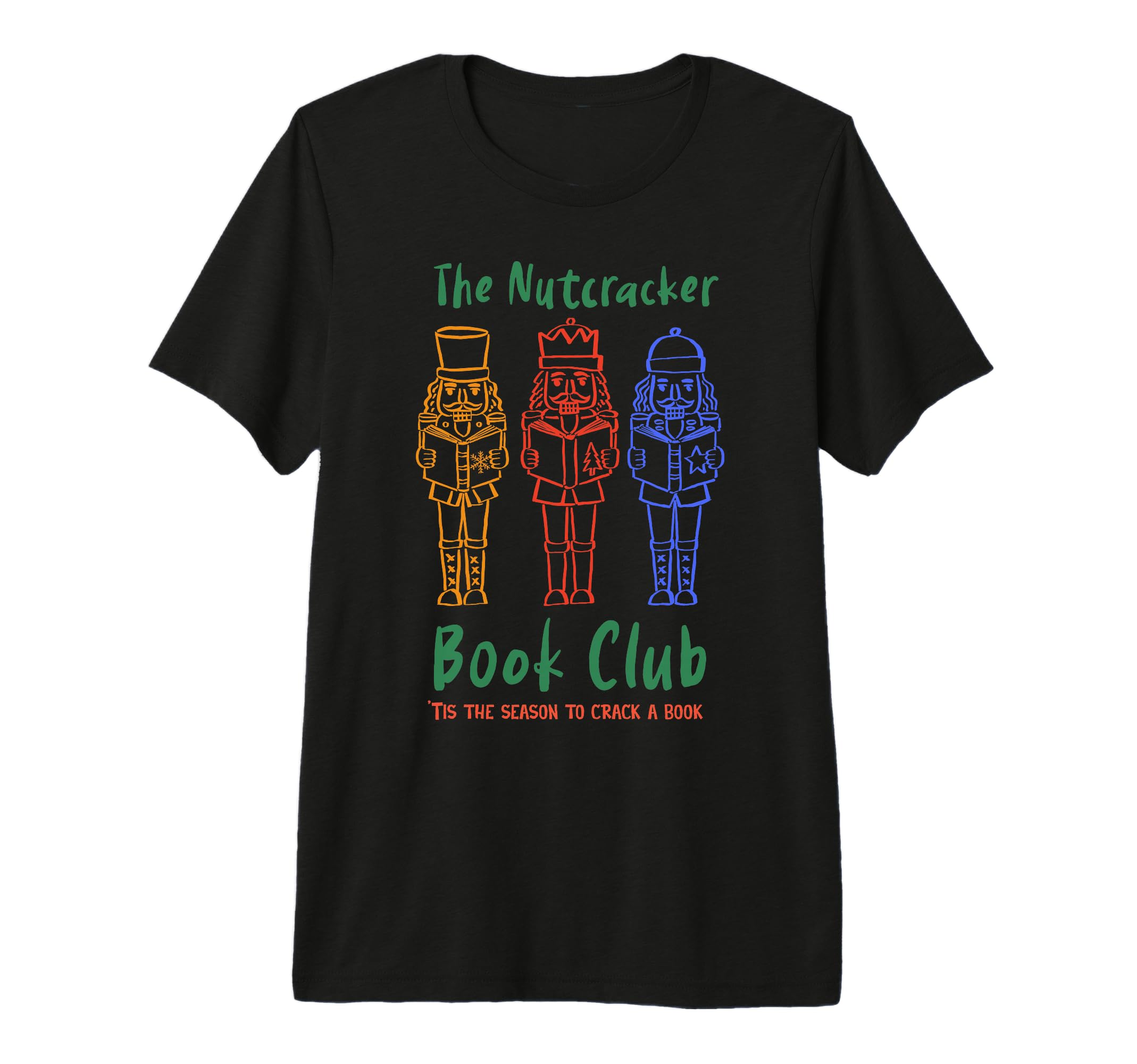 Reading Nutcracker Book Club Tri T-Shirt - Custom Art Print for Adults - T-Shirt, Sweatshirt, Hoodie