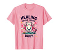 Healing Little Heroes Daily Pediatric Nurse T-Shirt - Trendy Graphic Unisex - T-Shirt, Sweatshirt, Hoodie