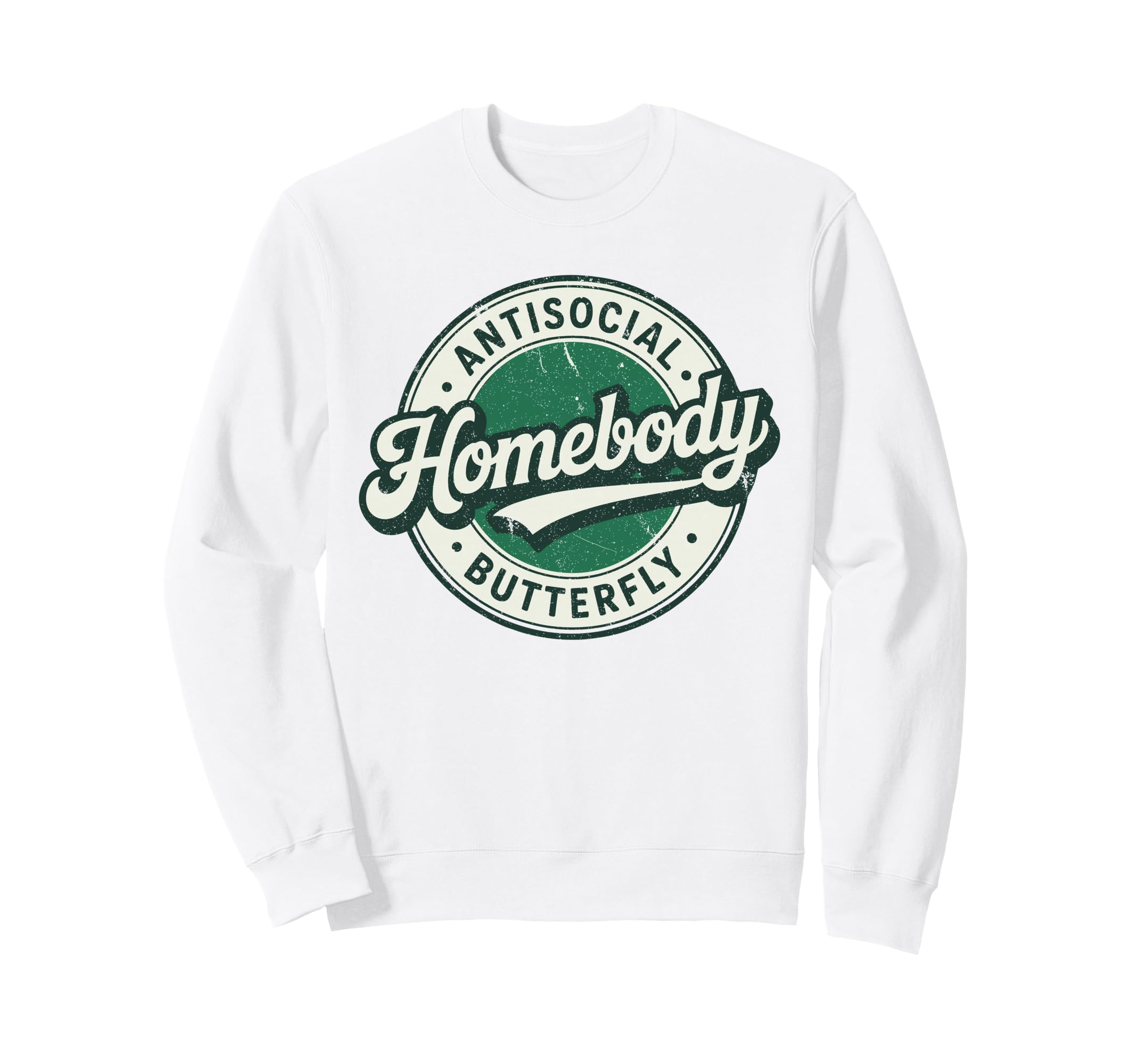 Badge Introvert Homebody Sweatshirt - Custom Art Print Men Women - T-Shirt, Sweatshirt, Hoodie
