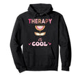 Therapy Is End Stigma Mental Health Hoodie - Graphic Print Men Women - T-Shirt, Sweatshirt, Hoodie