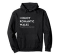 I Enjoy Romantic Walks Through Comic Hoodie - Graphic Print for Adults - T-Shirt, Sweatshirt, Hoodie