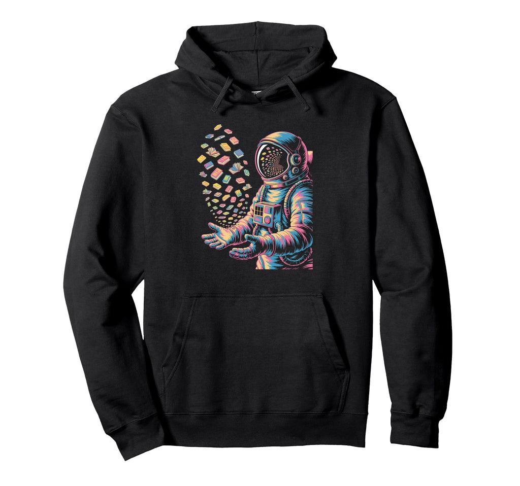 Astronaut Holding Colorful Universe Hoodie - Fun Novelty Design Unisex - T-Shirt, Sweatshirt, Hoodie