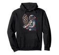 Astronaut Holding Colorful Universe Hoodie - Fun Novelty Design Unisex - T-Shirt, Sweatshirt, Hoodie