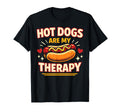 Hot Dog Hot Dogs Are My Therapy T-Shirt - Streetwear Style Unisex - T-Shirt, Sweatshirt, Hoodie