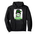 Messy Bun Support Awareness Squad I Hoodie - Aesthetic Graphic Men Women - T-Shirt, Sweatshirt, Hoodie