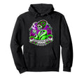 Vibrant Skeleton Mom Overstimulated And Hoodie - Novelty Apparel Unisex - T-Shirt, Sweatshirt, Hoodie