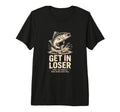 Get Loser Funny Fish Jumping Tri Blend T-Shirt - Trendy Graphic Men Women - T-Shirt, Sweatshirt, Hoodie