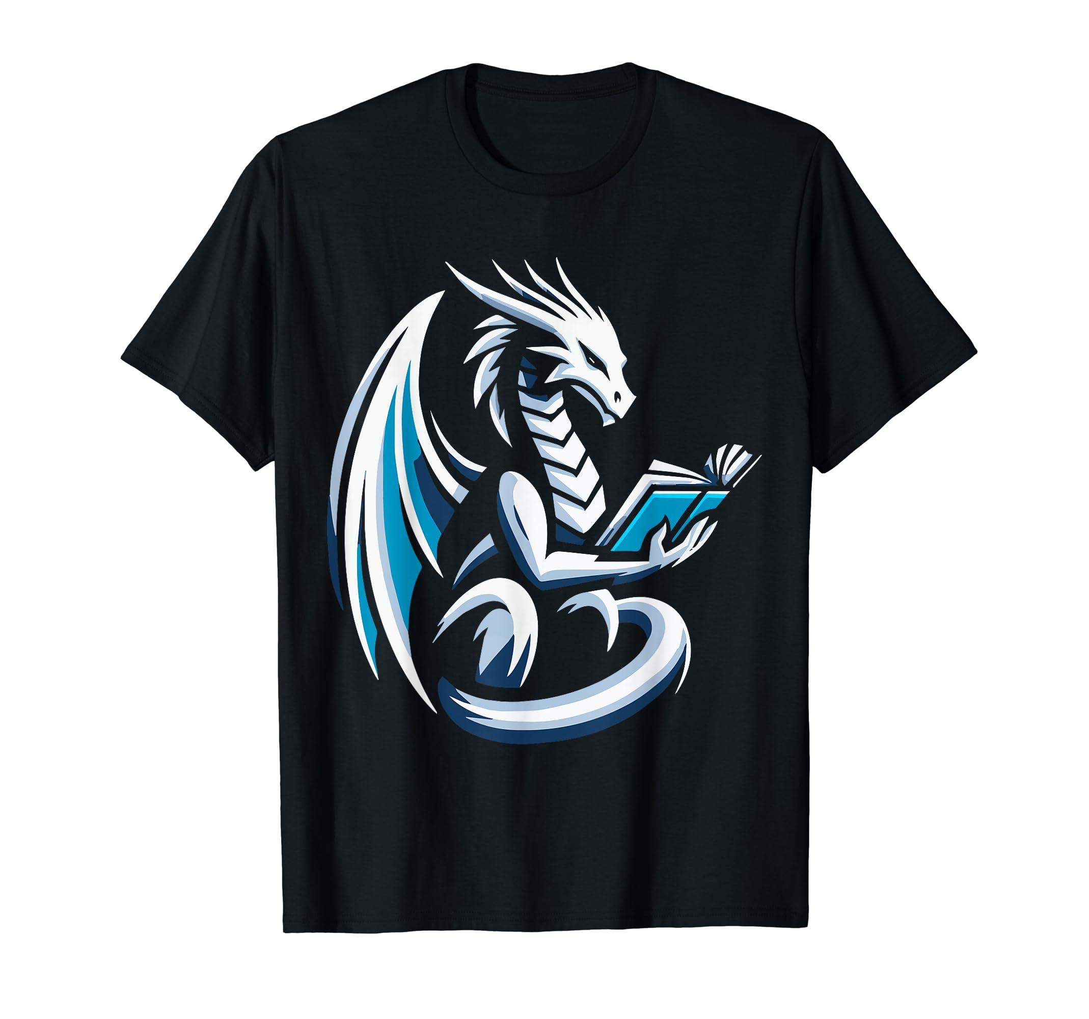 Dragon Reading Book Dragon T-Shirt - Streetwear Style for Adults - T-Shirt, Sweatshirt, Hoodie