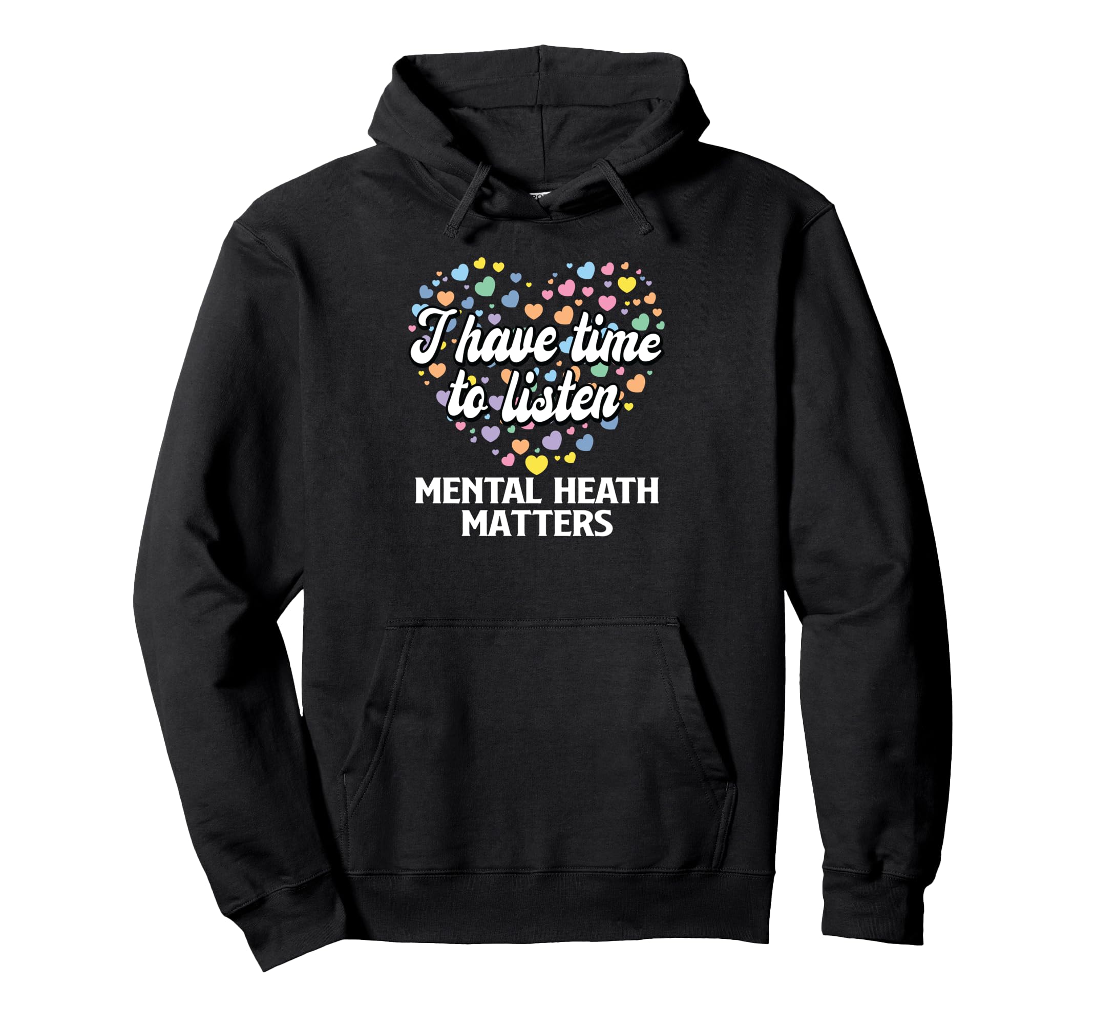 Mental Health Awareness Month End Stigma Hoodie - Novelty Apparel Unisex - T-Shirt, Sweatshirt, Hoodie
