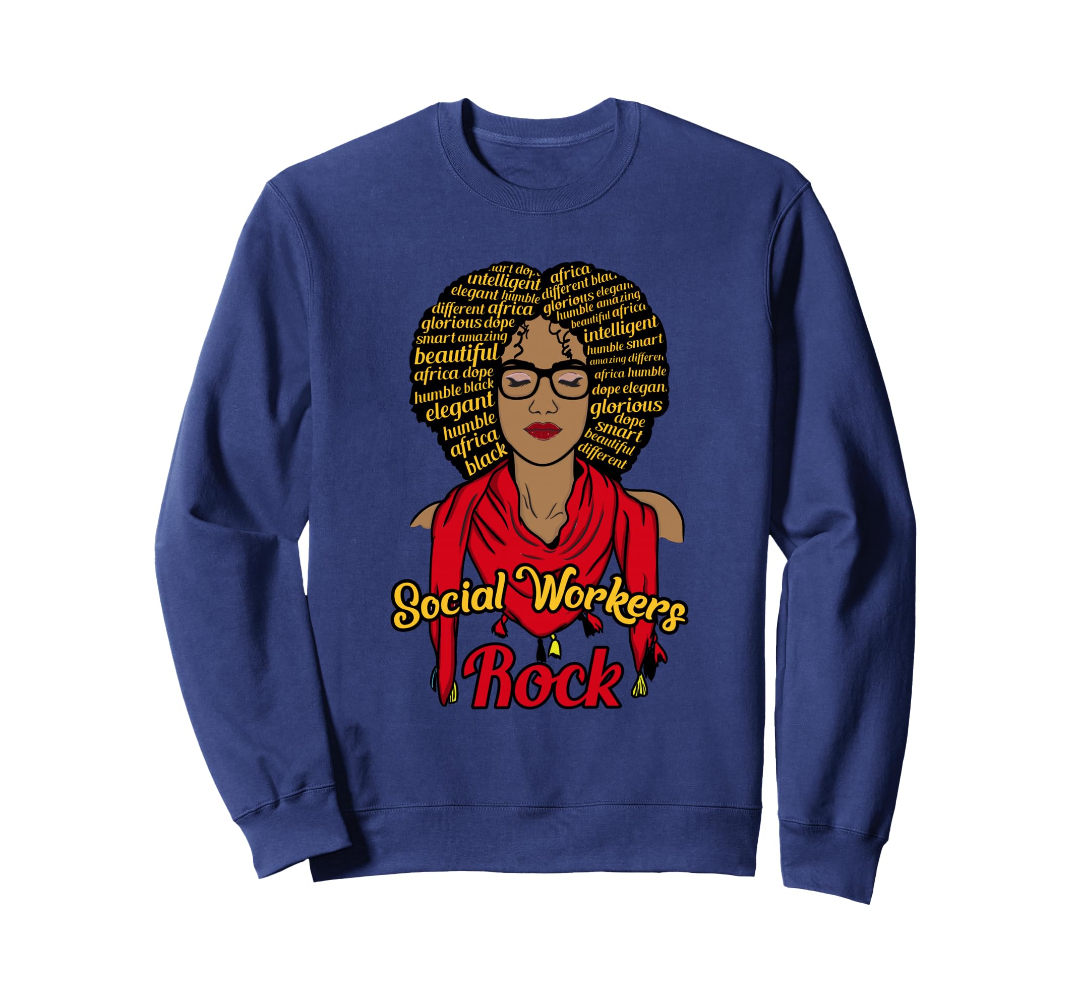 Black Social Workers Black Msw Sweatshirt - Streetwear Style for Adults - T-Shirt, Sweatshirt, Hoodie