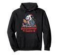 Possum Overstimulated Festive Af Hoodie - Fun Novelty Design Men Women - T-Shirt, Sweatshirt, Hoodie