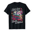 Just Who Loves Books And Wolves T-Shirt - Fun Novelty Design Men Women - T-Shirt, Sweatshirt, Hoodie