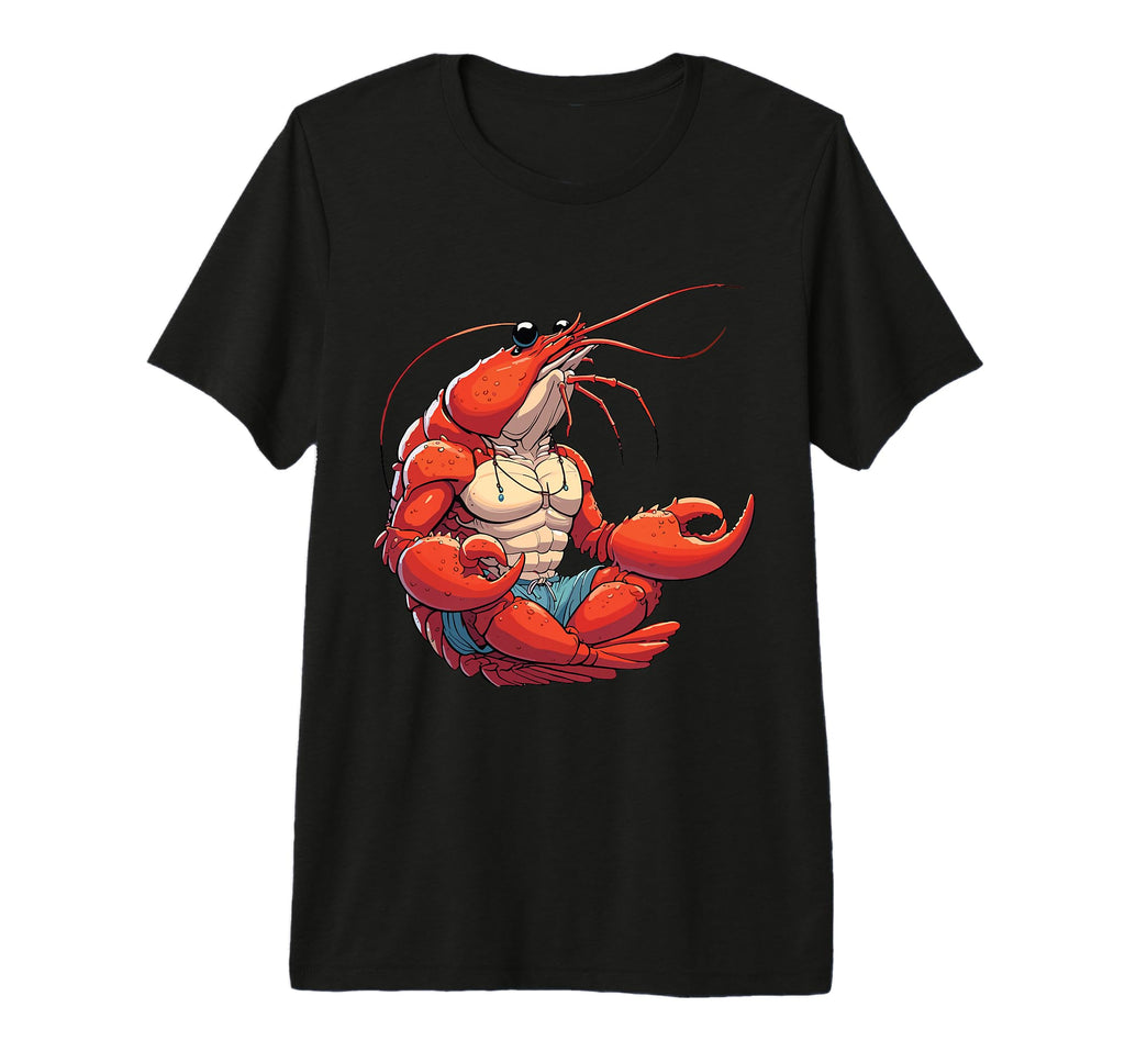 Meditation Lobster Yoga Pose Relaxing T-Shirt - Fun Novelty Design Unisex - T-Shirt, Sweatshirt, Hoodie