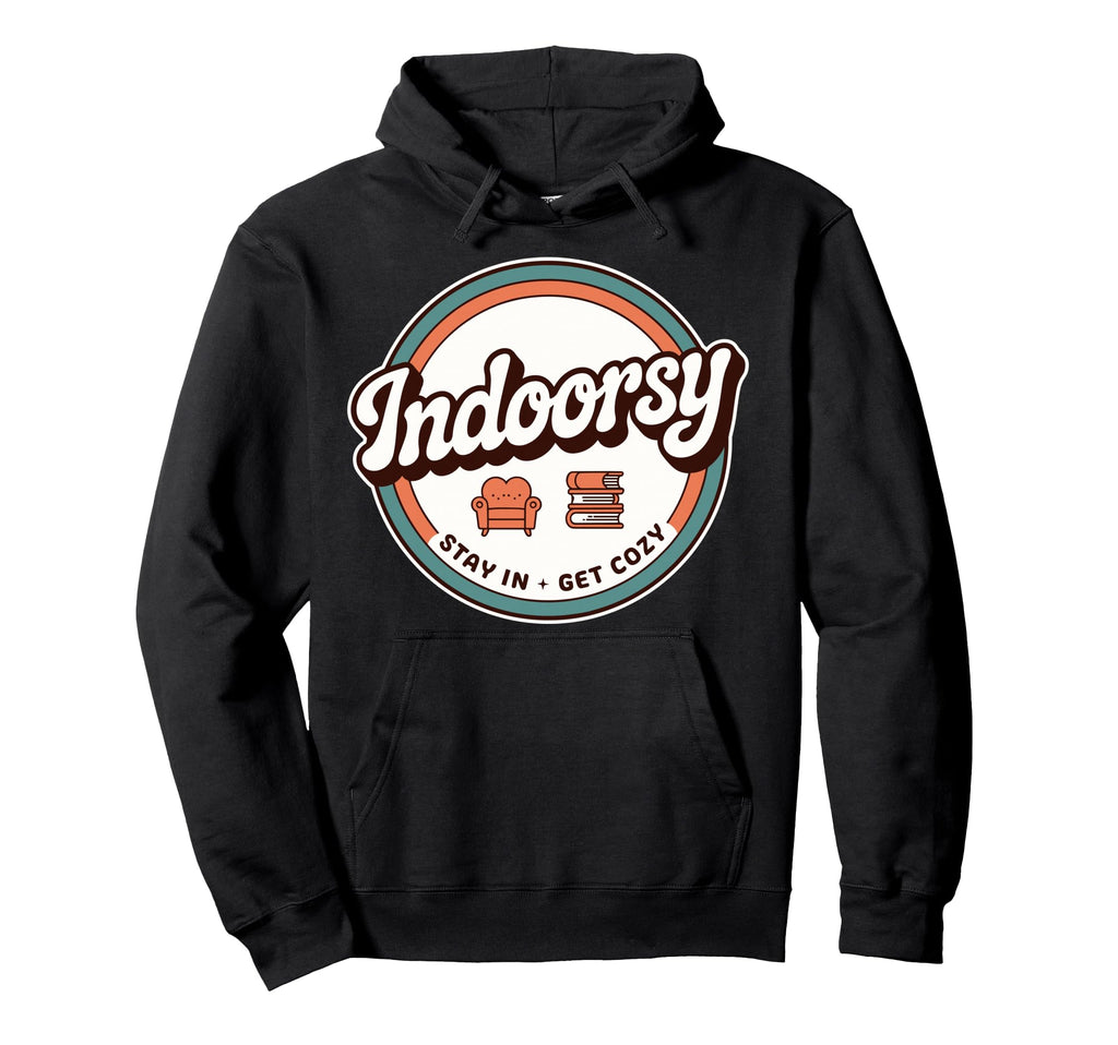 Introvert Indoorsy Antisocial Hoodie - Custom Art Print for Adults - T-Shirt, Sweatshirt, Hoodie