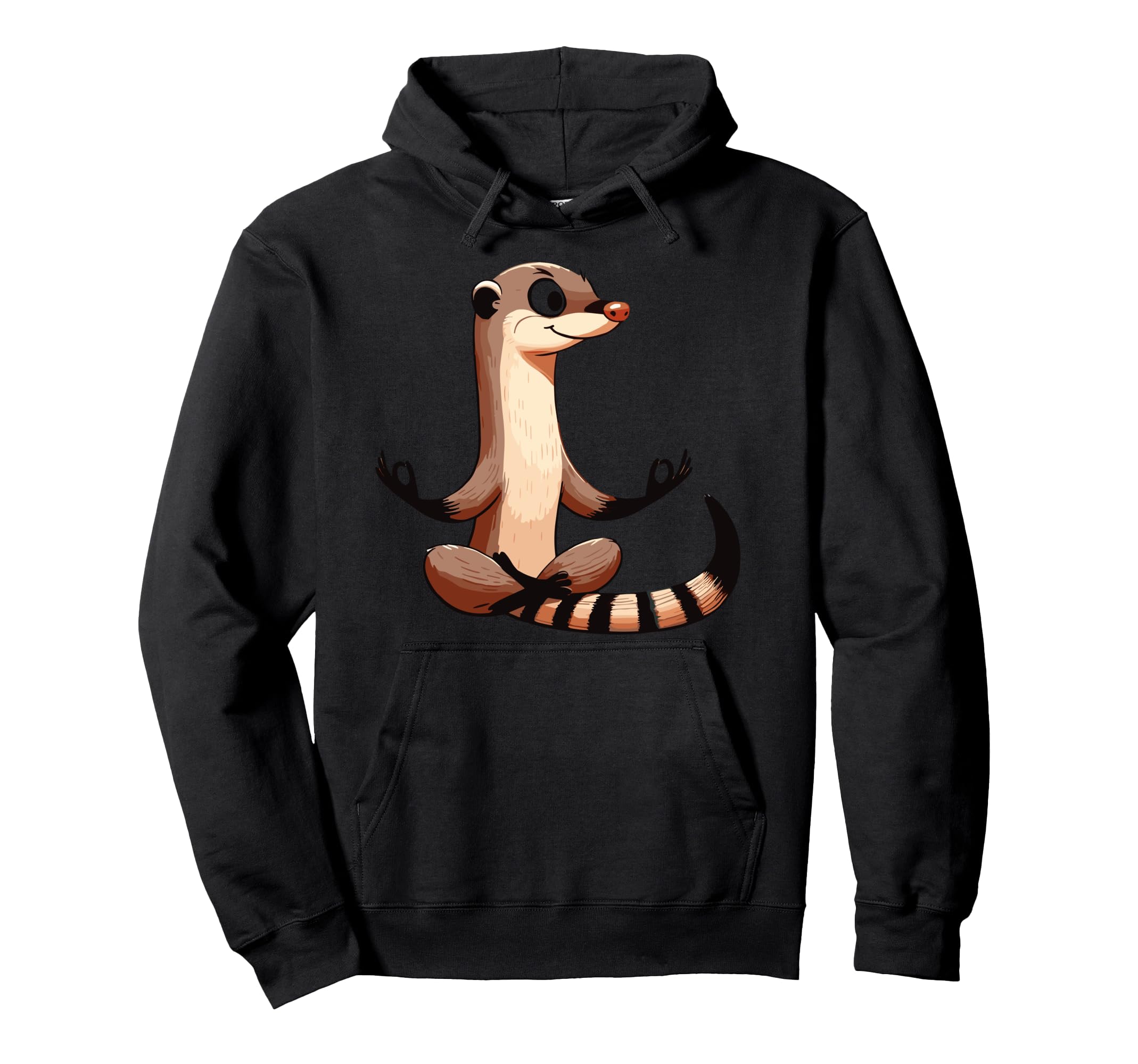 Meditation Mongoose Yoga Pose Hoodie - Casual Everyday Wear for Adults - T-Shirt, Sweatshirt, Hoodie