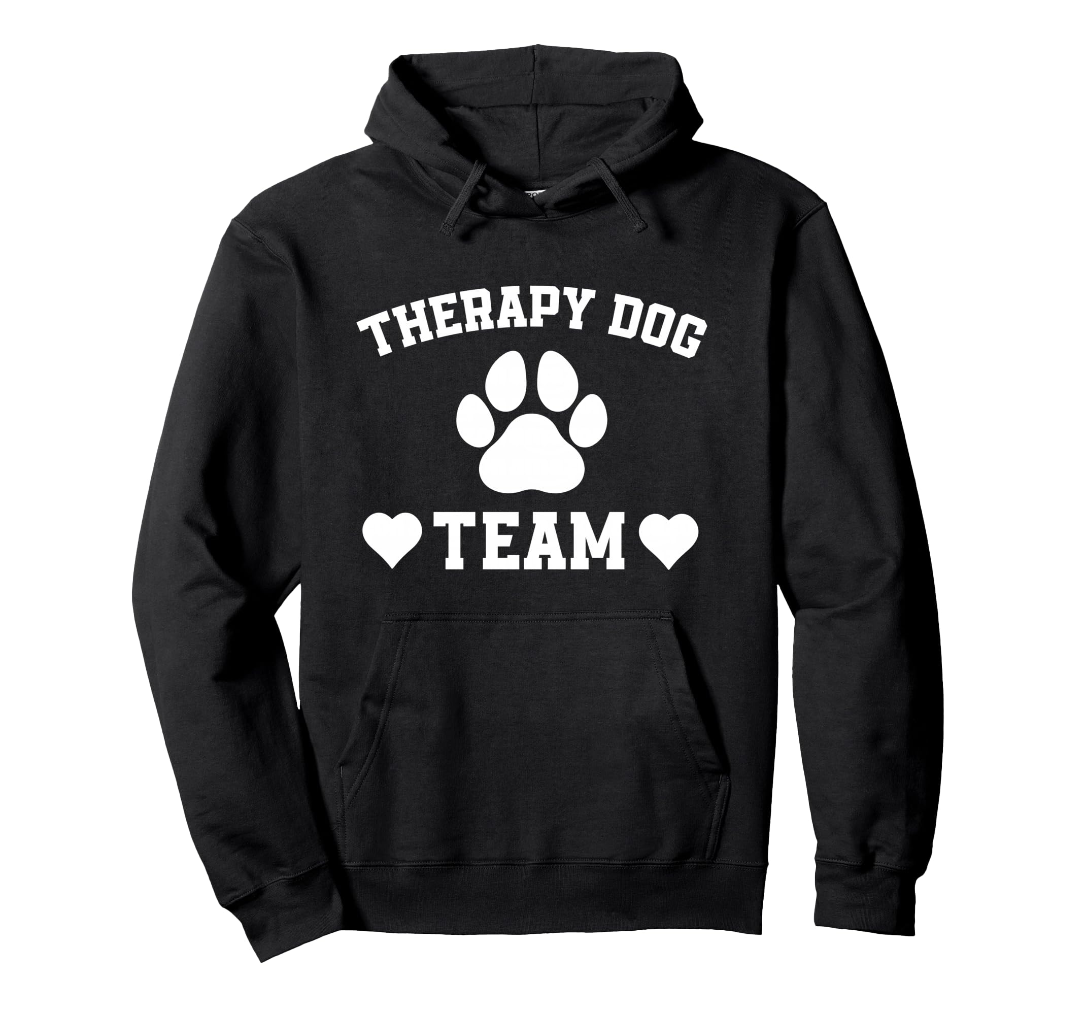 Great Therapy Dog Team Outfit Dogs Lover Hoodie - Minimalist Print Unisex - T-Shirt, Sweatshirt, Hoodie