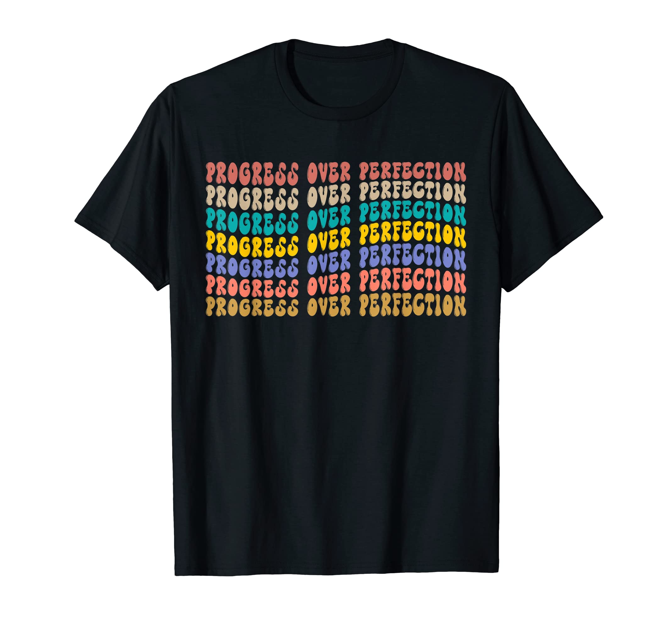Progress Over Perfection T-Shirt - Custom Art Print for Adults - T-Shirt, Sweatshirt, Hoodie