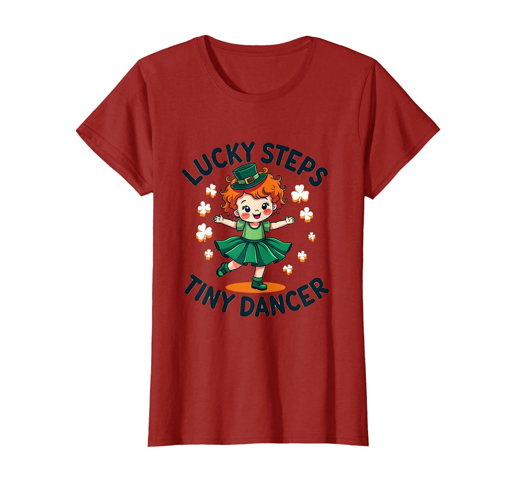 Lucky Steps Tiny Dancer St Patricks Day T-Shirt - Trendy Graphic for Adults - T-Shirt, Sweatshirt, Hoodie