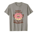 Funny Donut Mindfulness Meditation T-Shirt - Custom Art Print Unisex - T-Shirt, Sweatshirt, Hoodie