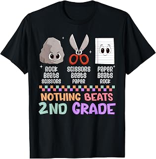 Back to School Nothing Beats Second 2nd Grade Game Kid T-Shirt Unisex T-shirt, Sweatshirt, Hoodie, Long Sleeve Tee - T-Shirt, Sweatshirt, Hoodie
