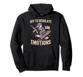 Off To Regulate Emotions Opossum Self Hoodie - Novelty Apparel Men Women - T-Shirt, Sweatshirt, Hoodie