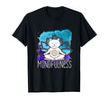 Mindfulness Meditation Cat Zen Relaxation T-Shirt - Trendy Graphic Unisex - T-Shirt, Sweatshirt, Hoodie