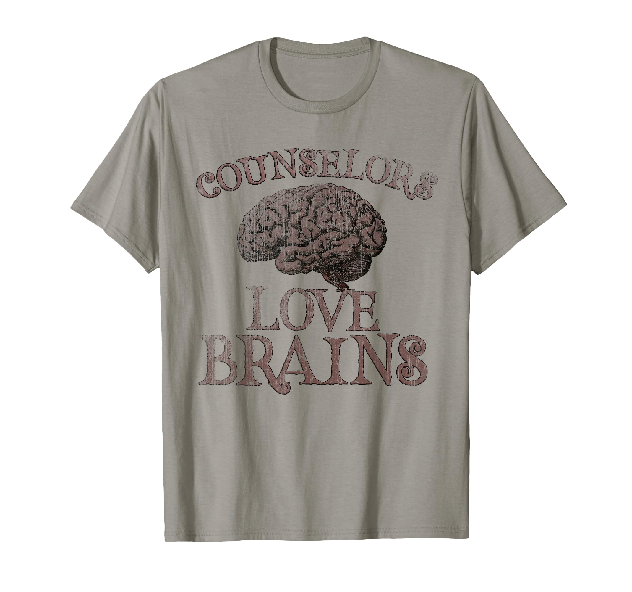 Counselors Love Brains This Is My Scary T-Shirt - Novelty Apparel Unisex - T-Shirt, Sweatshirt, Hoodie