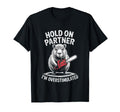 Capybara And Chainsaw Hold Partner T-Shirt - Minimalist Print for Adults - T-Shirt, Sweatshirt, Hoodie