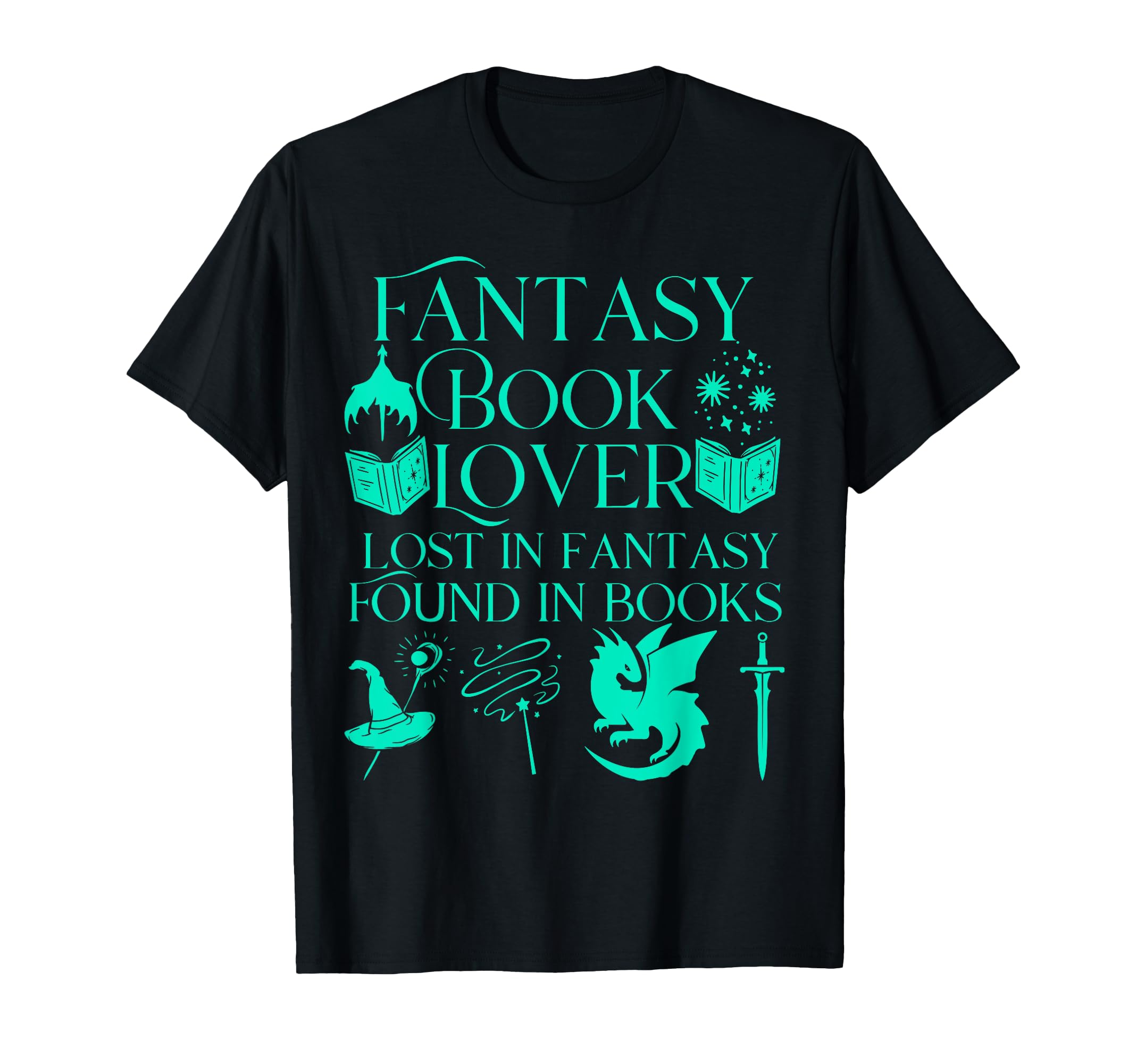 Fantasy Book Lover Dragons And Magic T-Shirt - Streetwear Style Unisex - T-Shirt, Sweatshirt, Hoodie